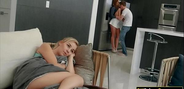  Busty Skylar banged by her sisters BF